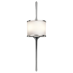 Lampă de perete Mona cu 2 lumini - Crom Lustruit Elstead small 0