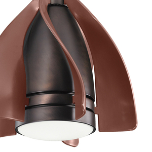 Ventilator de tavan Terna Bronz uleiat, IP20 LED 3000K 38cm small 1
