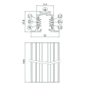 Încastrat ONETRACK Stucchi 9000-2 / WR șină încasabilă 2m alb 1 Încastrat ONETRACK Stucchi 9000-2 / WR șină încasabilă 2m alb small 1