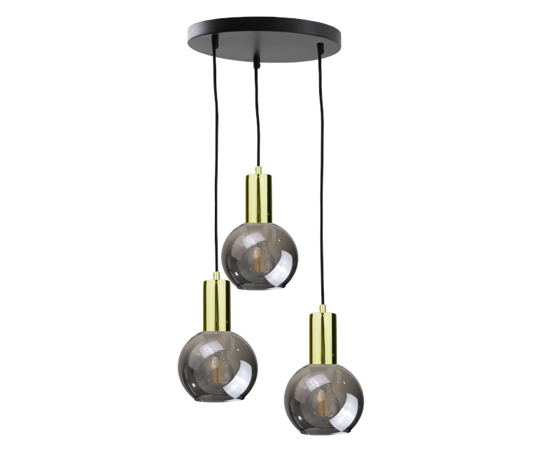 Verifica Lampa suspendata 3xE27 SUPRA BLACK / GOLD Lampa suspendata 3xE27 SUPRA BLACK / GOLD