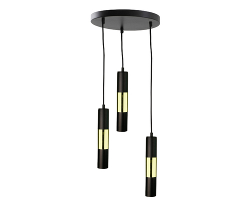 Verifica Lampa suspendata 3xGU10 MAGNUM BLACK / GOLD
