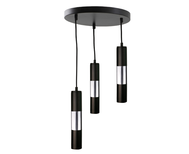 Verifica Lampa suspendata 3xGU10 MAGNUM BLACK / SILVER Lampa suspendata 3xGU10 MAGNUM BLACK / SILVER
