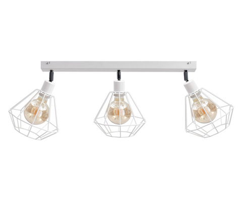 Verifica Spot de tavan Keter Lighting FOSKAL 463 alb, 3×E27, 65 cm