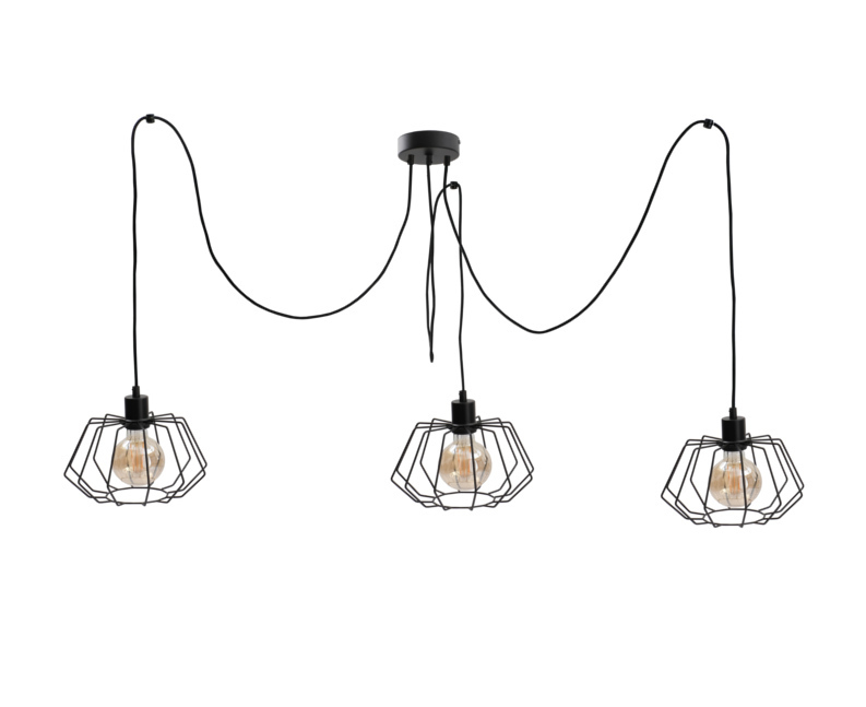 Verifica Lampa suspendata 3xE27 LUNA BLACK Lampa suspendata 3xE27 LUNA BLACK