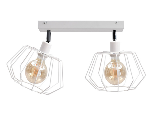 Verifica Spot de tavan 2xE27 LUNA WHITE 768 Keter Lighting