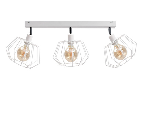 Verifica Spot de tavan alb Keter Lighting LUNA 486, 3×E27, 63 cm