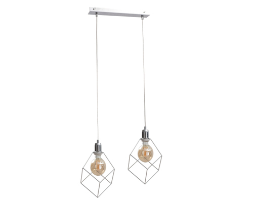 Verifica Pendul Keter Lighting RUBEN SILVER 2xE27 773, cromat