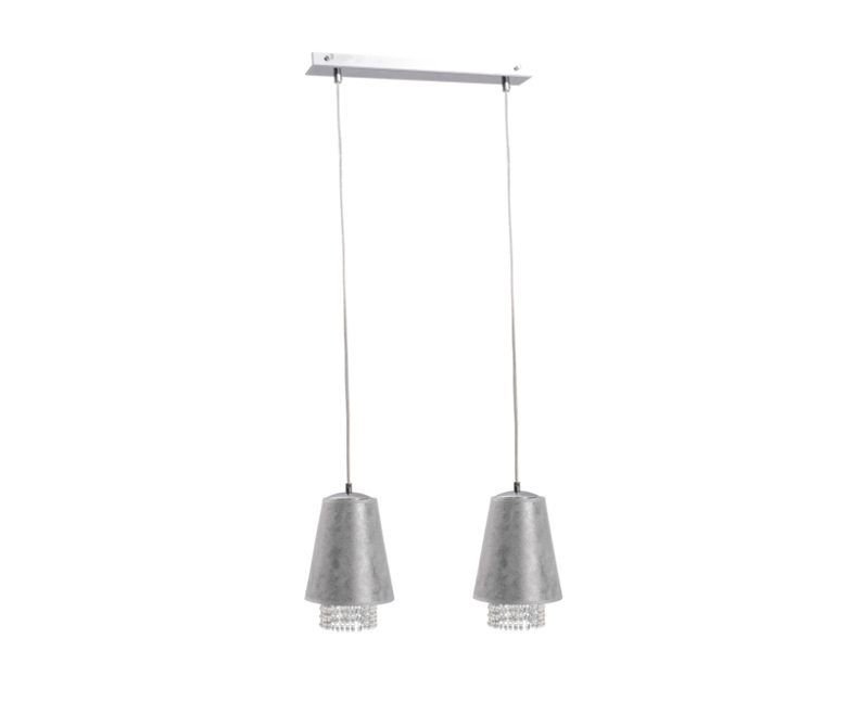 Verifica Lampa suspendata 2xE27 MOLLY CRYSTAL SILVER Lampa suspendata 2xE27 MOLLY CRYSTAL SILVER
