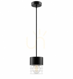 Lampă suspendată Keter Lighting MAO 856, negru și alb, 1×E27 small 1