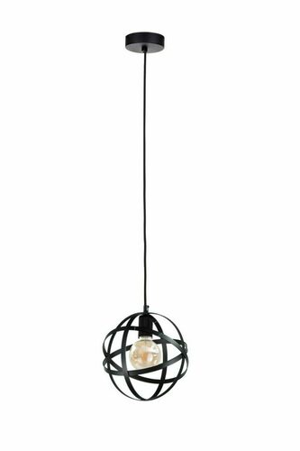 Verifica Lampă suspendată Keter Lighting POLA 908 neagră, 1×E27, 30 cm