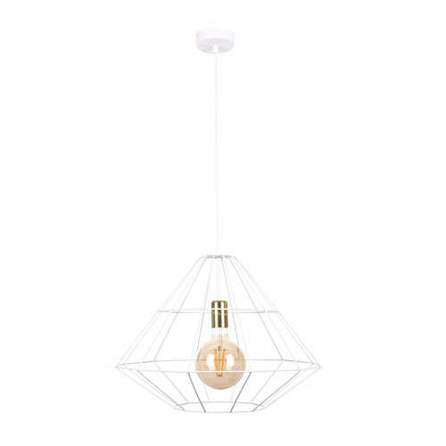 Verifica Lampa suspendata 1xE27 KIRA GOLD / ALB