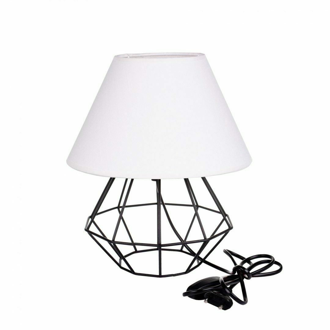 Verifica Lampa de noptiera 1xE27 PATI NEGRU / ALB Lampa de noptiera 1xE27 PATI NEGRU / ALB
