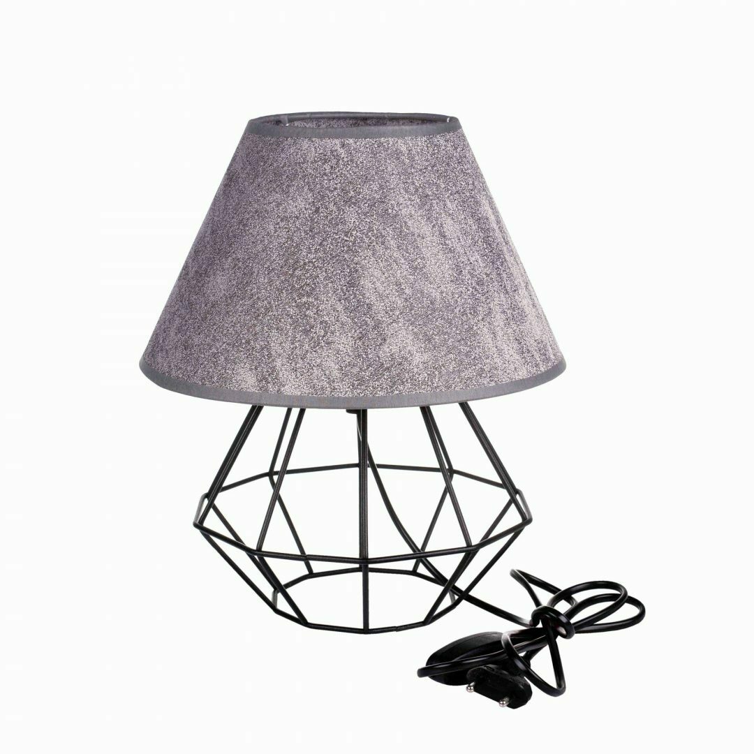 Verifica Lampa de noptiera 1xE27 PATI NEGRU / GR Lampa de noptiera 1xE27 PATI NEGRU / GR
