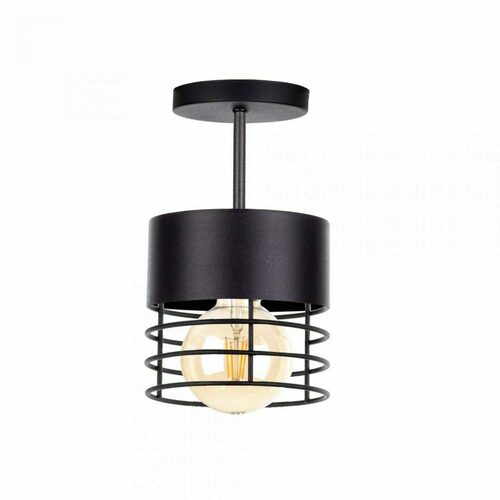 Verifica Plafonieră Keter Lighting ELLE neagră 1xE27 metal 12 cm