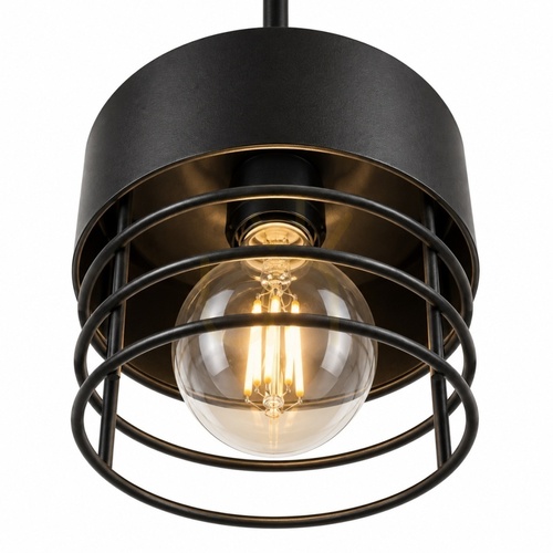 Verifica Lampă suspendată Keter Lighting ELLE 1142, neagră, 1×E27