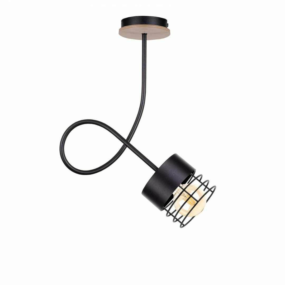 Verifica Plafoniera 1xE27 CASA BLACK WOOD Plafoniera 1xE27 CASA BLACK WOOD