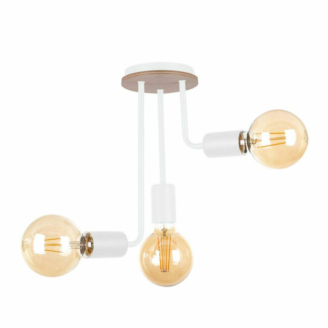 Verifica Plafoniera 3xE27 MEGAN WOOD WHITE Plafoniera 3xE27 MEGAN WOOD WHITE