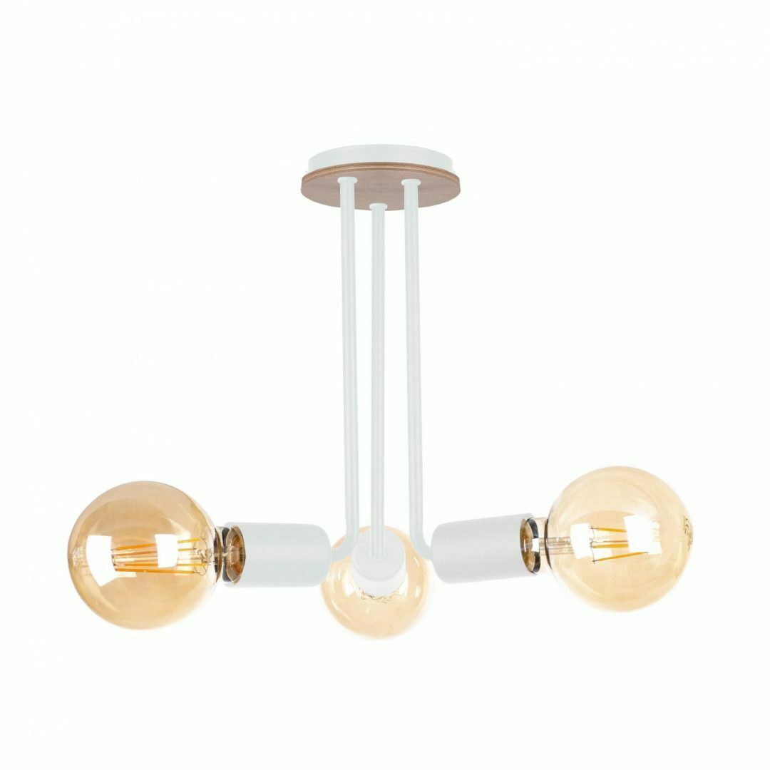 Verifica Plafoniera 3xE27 VENNA WOOD WHITE Plafoniera 3xE27 VENNA WOOD WHITE