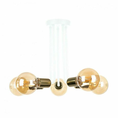 Verifica Plafoniera 5xE27 VENNA WHITE / GOLD