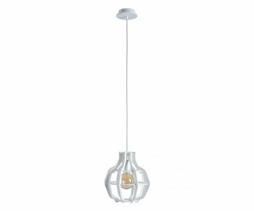 Verifica Lustră BENTO SMALL WHITE 632 E27, abajur din placaj, alb, ø28 cm, Keter Lighting