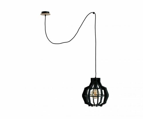Verifica Lampa suspendata 1xE27 BENTO SMALL BLACK LONG 652