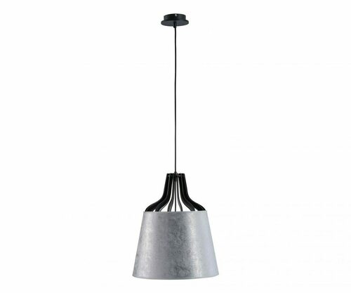 Verifica Keter Lighting Ivo Silver 712 – lampă suspendată cu abajur textil argintiu, E27