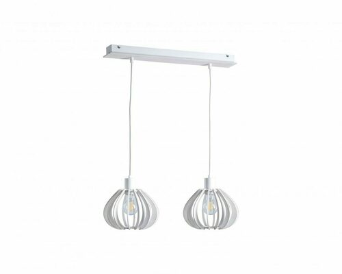 Verifica Pendulă Keter Lighting Nicoleta 804, finisaj albit, 2 × E27, 120 cm