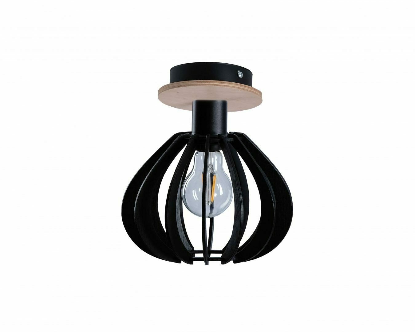 Verifica Plafoniera 1xE27 NICOLETA BLACK AND NATURAL 810 Plafoniera 1xE27 NICOLETA BLACK AND NATURAL 810
