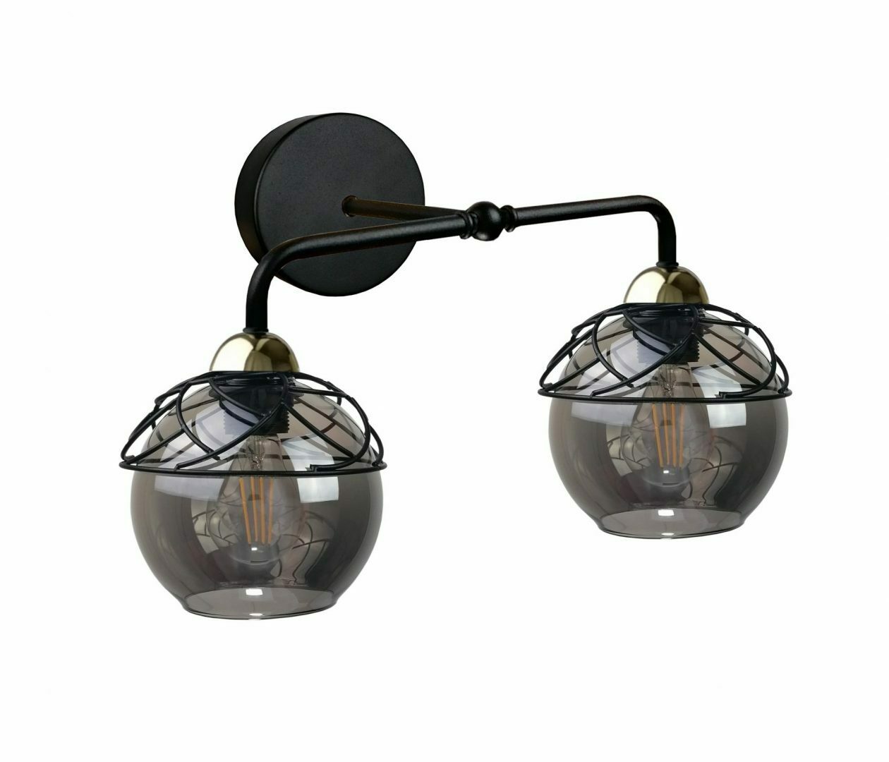 Verifica Aplică 2xE27 MERA BLACK / GOLD Aplică 2xE27 MERA BLACK / GOLD