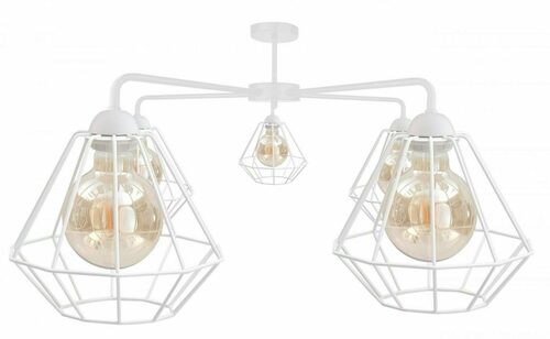 Verifica Plafoniera 5xE27 FOSKAL WHITE