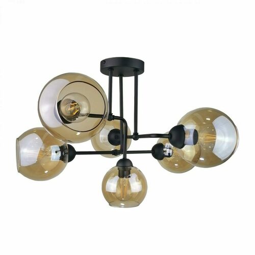 Verifica Plafoniera 6xE27 MONDE BLACK