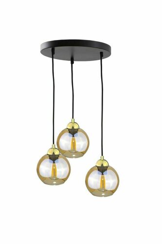 Verifica Lampă suspendată Keter Lighting AMBRE GOLD 1994 3×E27