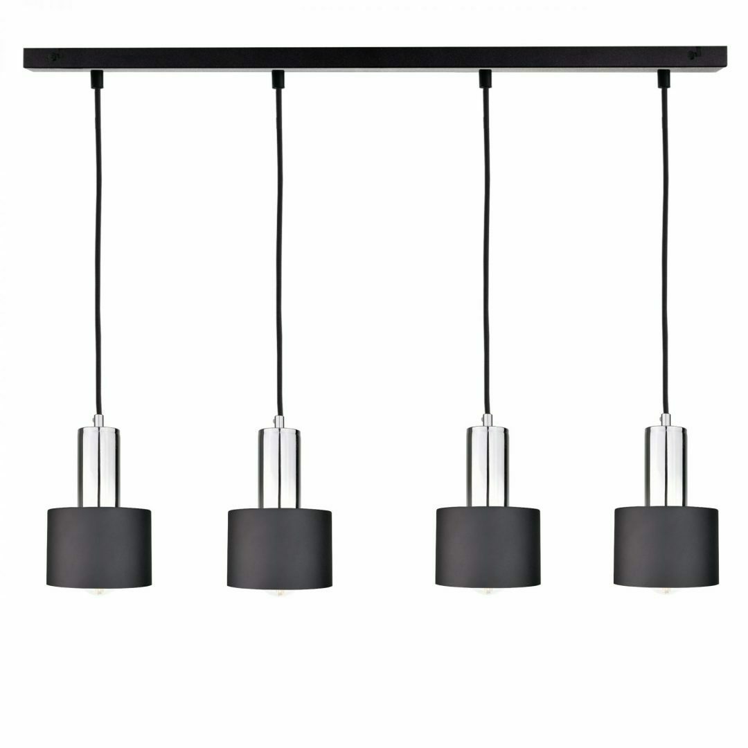 Verifica Lampa suspendata 4xE27 LUCE BLACK SILVER Lampa suspendata 4xE27 LUCE BLACK SILVER