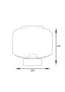 Lampă de masă Jawa Transparent Famlight 1 Lampă de masă Jawa Transparent Famlight small 1