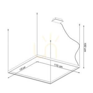 Candelabru NELYA L auriu 4000K Thoro small 5