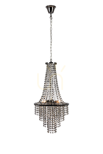 Verifica Candelabru din cristal Markslöjd Allington 3×E14 negru 108124