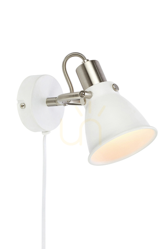 Verifica Lampa de perete Markslojd ALTON 107857 alb metal 1 bec 40W