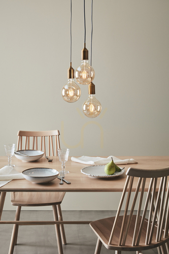 Verifica Pendant lamp Markslojd BRONX 3-light brown metal 25 cm 108099