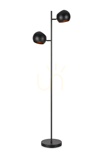 Verifica Lampă de podea Markslojd EDGAR 2 becuri negru metal 145 cm 107741