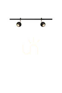 Plafonieră spot Markslojd Expand 2xGU10 negru metal 72 cm 107974 small 0