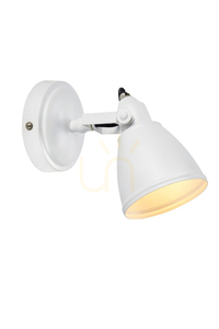 Lampa de perete baie Markslojd FJALLBACKA 108084 alb metal IP44 small 0