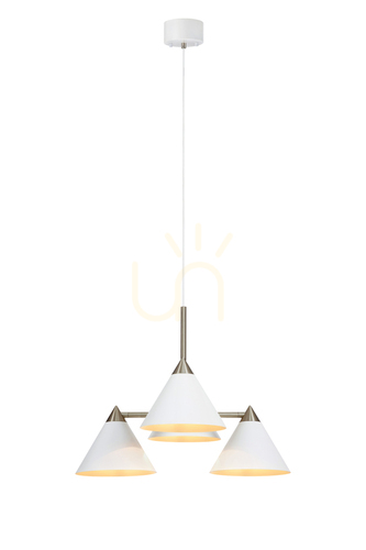 Verifica Pendul Markslojd KLINT 4 becuri alb metal 57 cm 108077