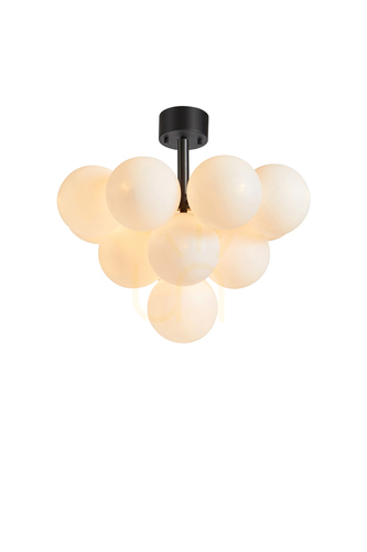 Verifica Plafond Markslojd MERLOT 13 becuri alb alamă sticlă 56 cm 107913