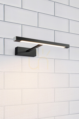 Verifica Lampă de perete baie LED Markslojd Neptunus 107909 negru IP44 60 cm