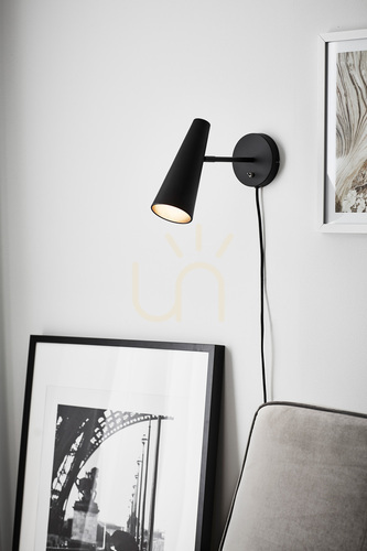 Verifica Lampă de perete Markslojd Peak negru metal 107898