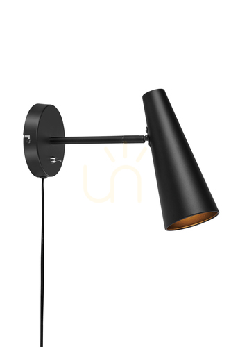 Verifica Lampă de perete Markslojd Peak negru metal 107898