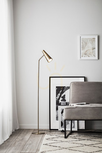 Lampă de podea Markslojd Peak 107901 metal antic 138 cm small 1