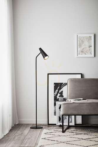 Verifica Lampă de podea Markslojd Peak negru metal 138 cm 107900