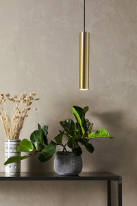 Pendant lamp Markslojd Ruben 107880 brushed brass metal 40 cm small 1