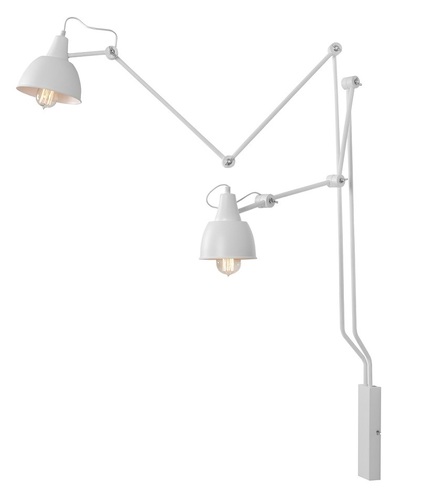 Verifica Aplică Aldex Aida 2 Alb metal E27 2x60W 814D